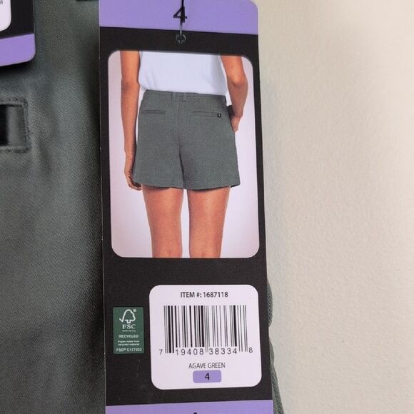 Banana Republic Agave Green 5" Shorts NWT Size 4 - Picture 8 of 8
